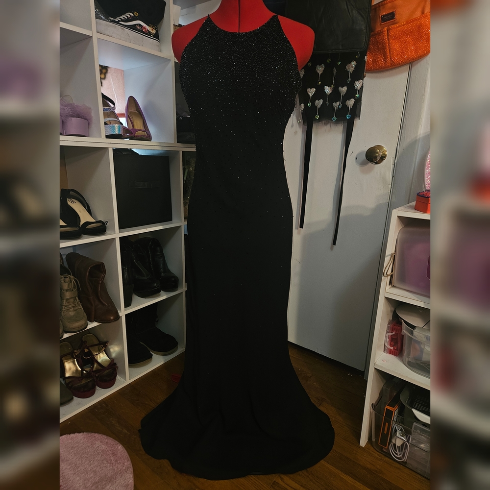 Elegant Black Evening Gown